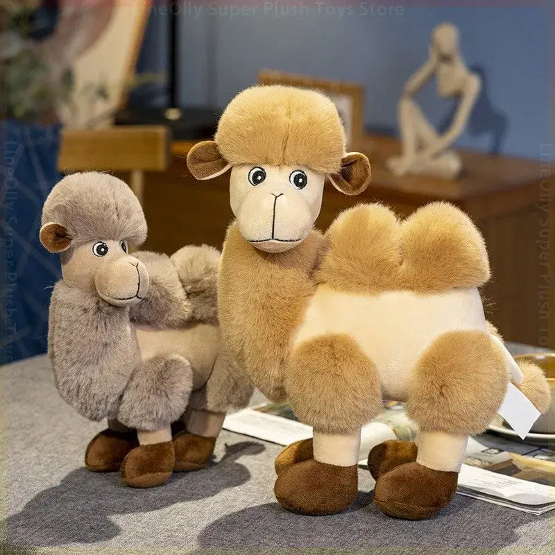 chameau en peluche