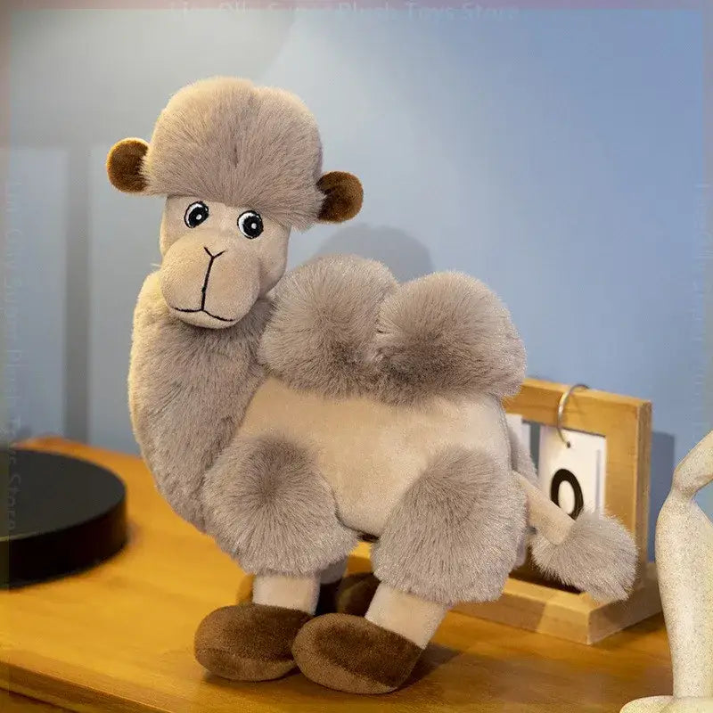chameau en peluche