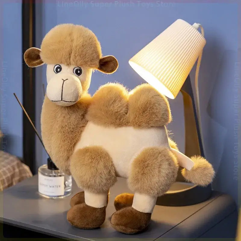 chameau en peluche - Brun / 28cm