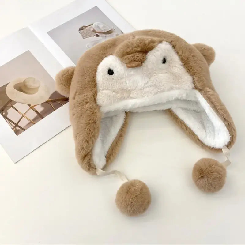 chapeau pingouin - Brun