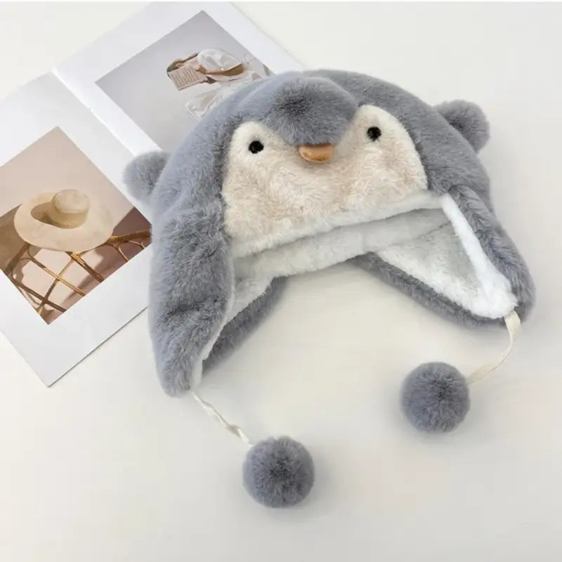 chapeau pingouin - Gris