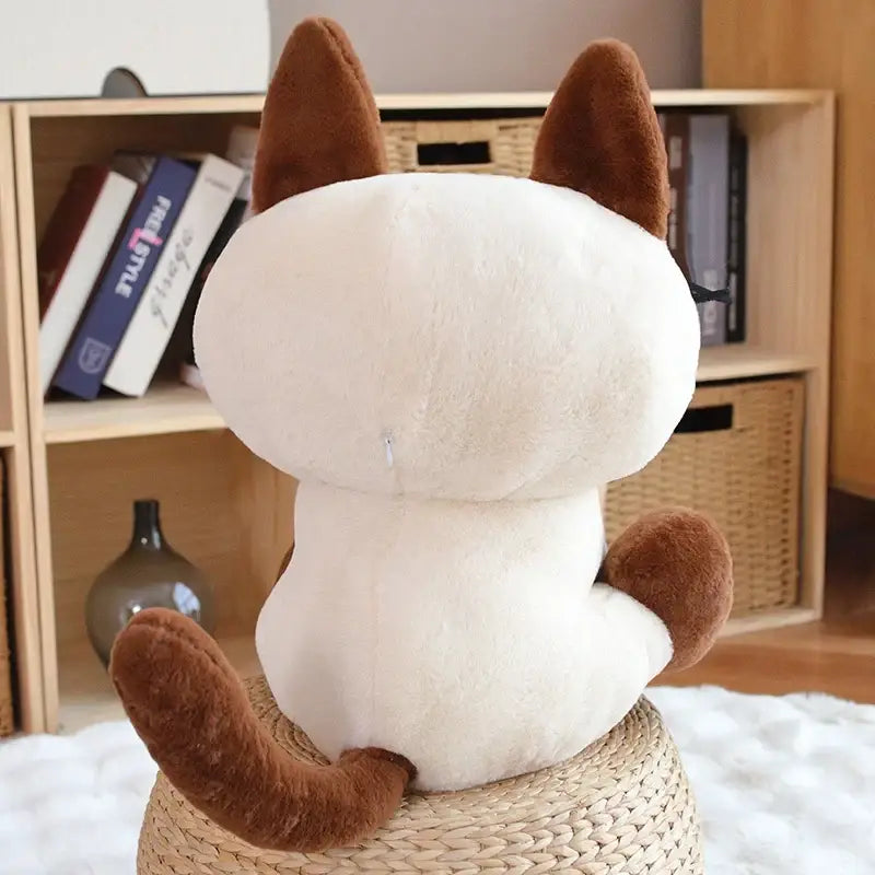 chat siamois peluche