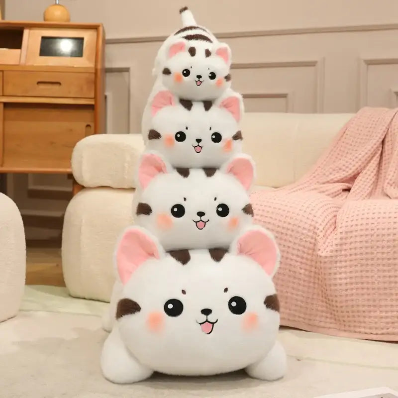 Chat Blanc Peluche