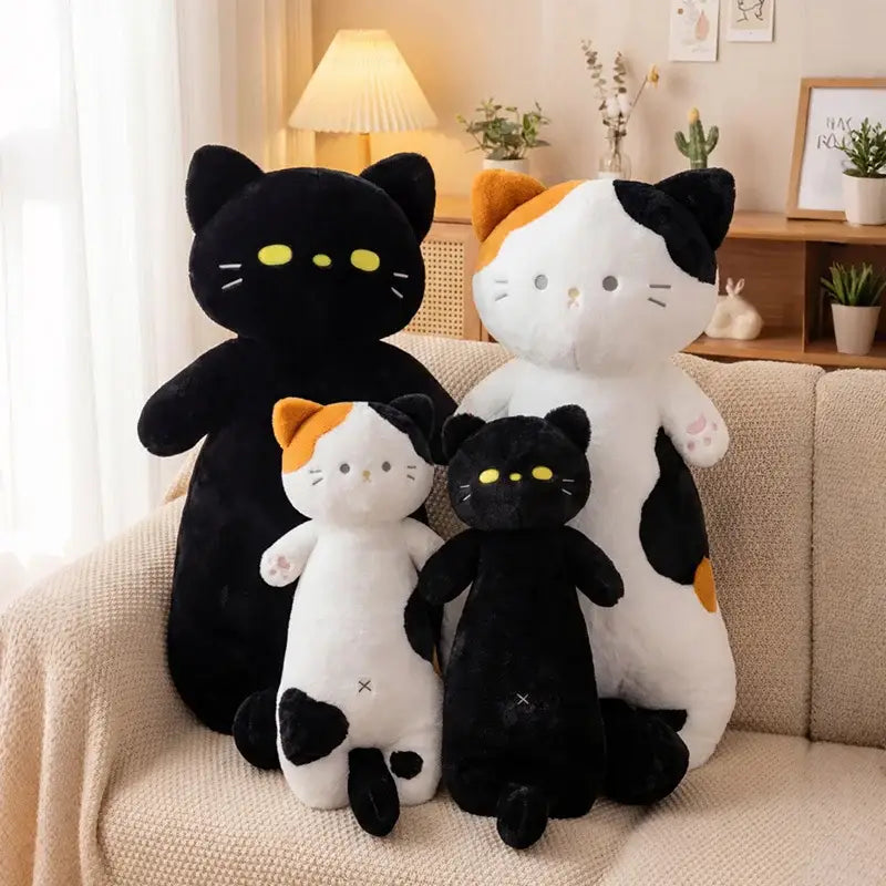 chat en peluche geant