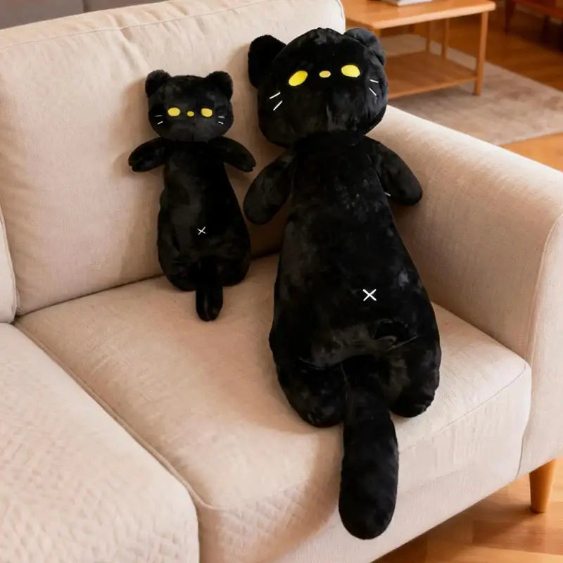 chat en peluche geant