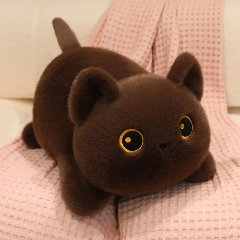 Chat Gros Yeux Peluche - 35cm
