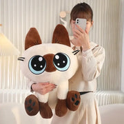 chat siamois peluche