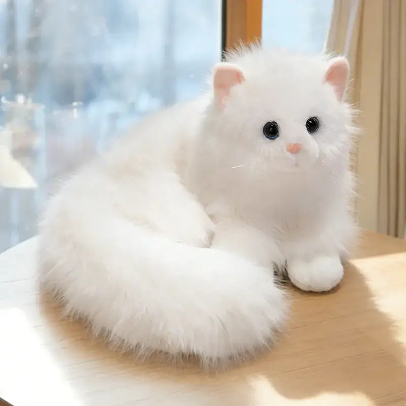 chaton peluche - Blanc