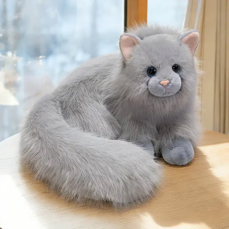 chaton peluche - Gris