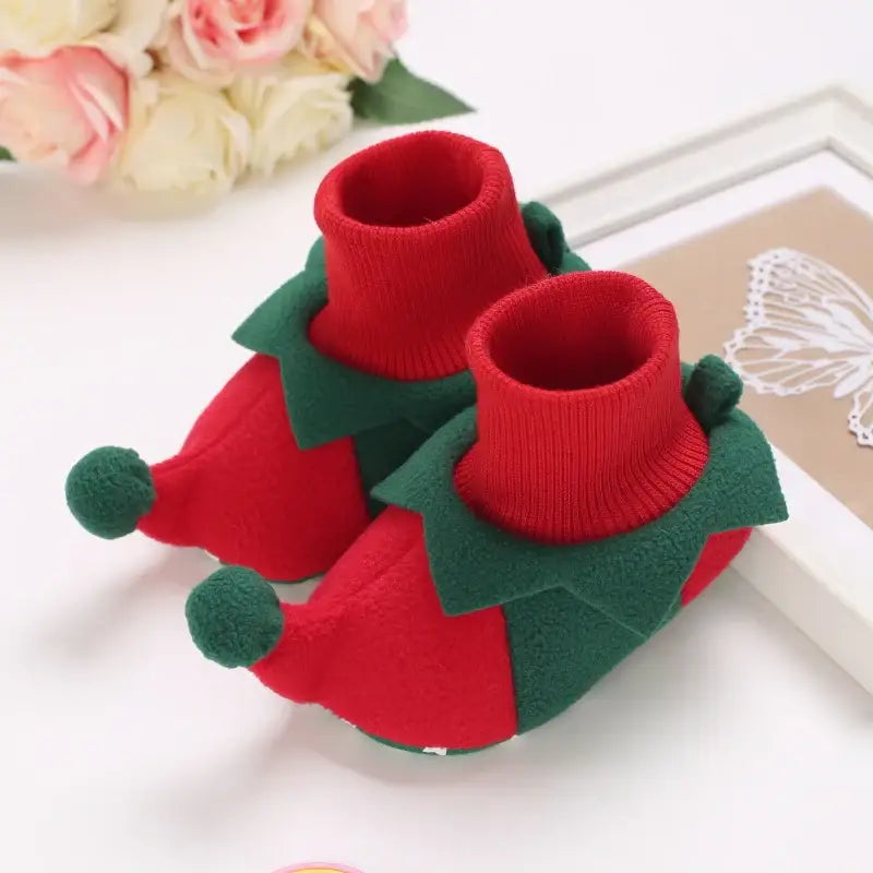 chausson bebe noel - Lutin / 0-6 mois