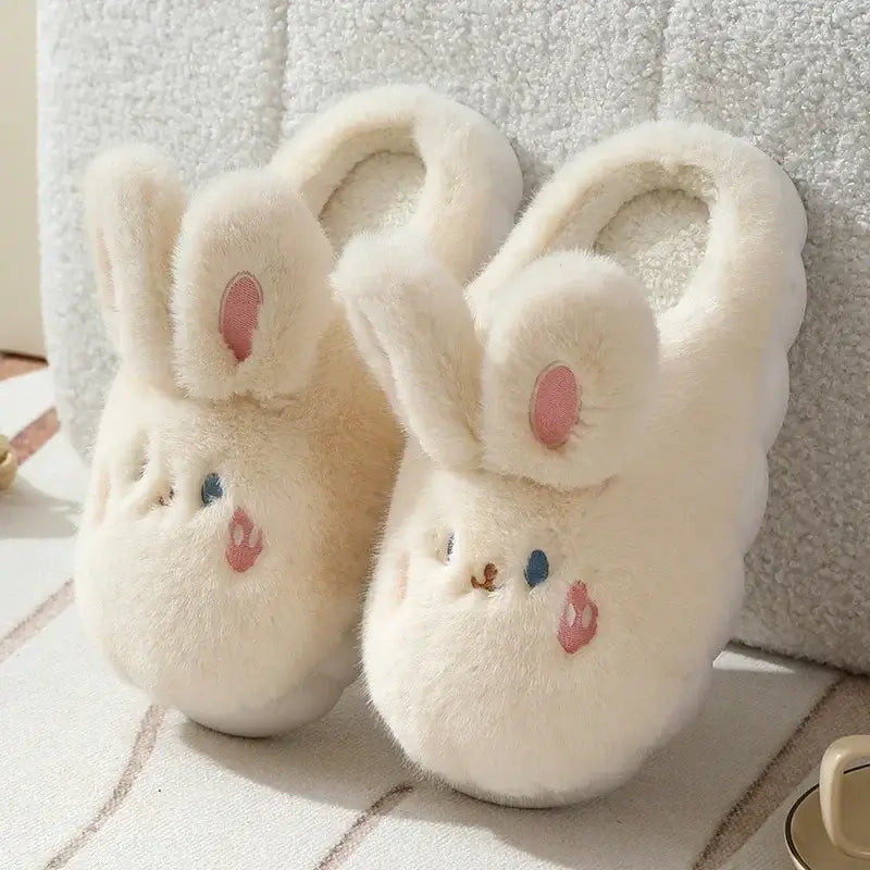 chausson femme lapin - Blanc / 36