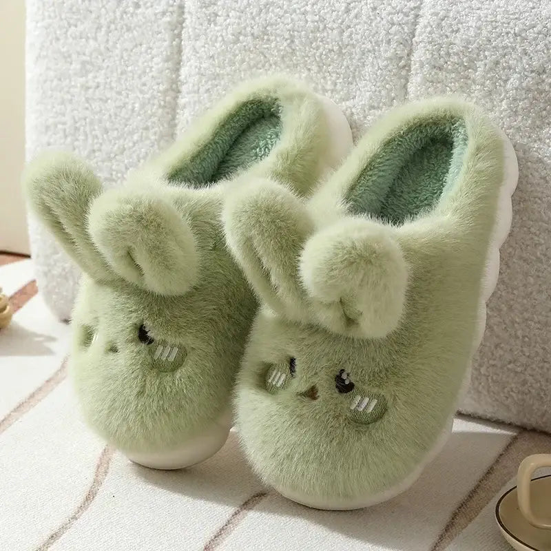 chausson femme lapin - Vert / 36