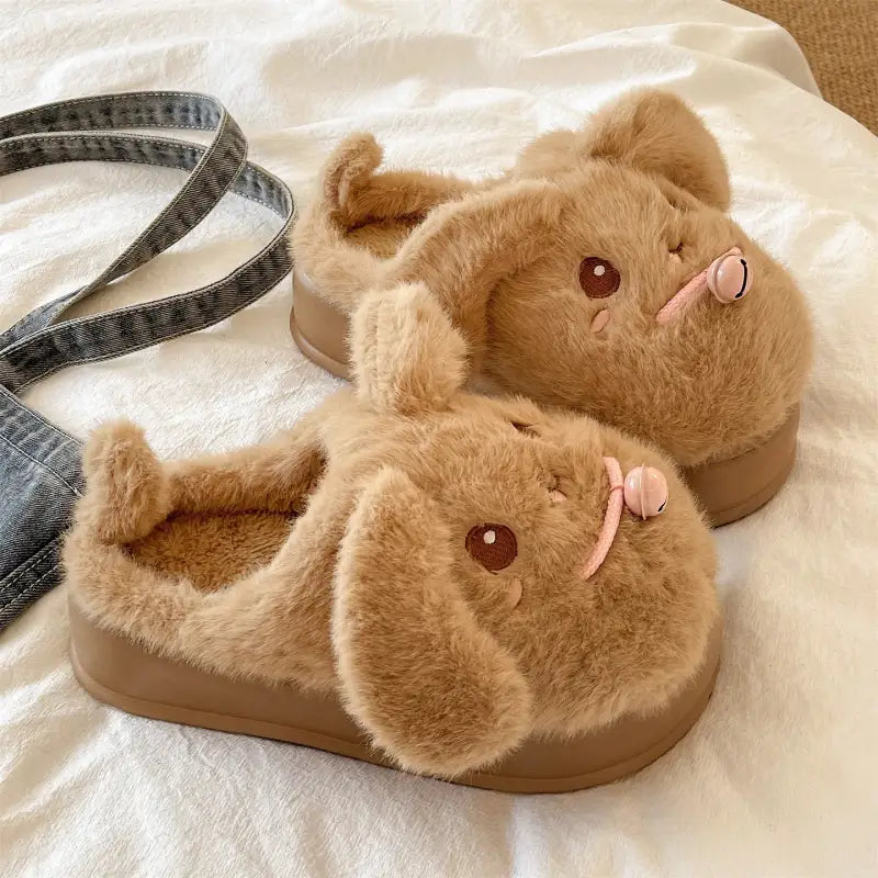 chausson lapin adulte