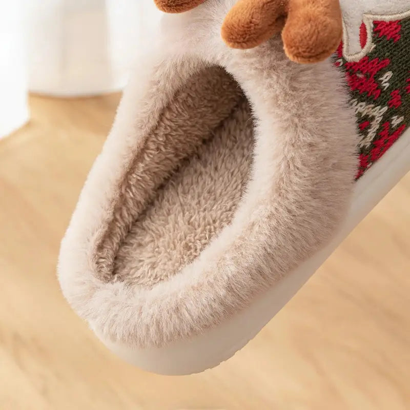 chausson renne de noel