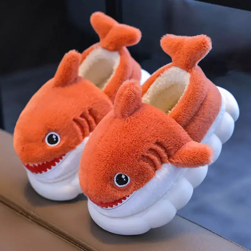 chausson requin enfant - Orange / 24