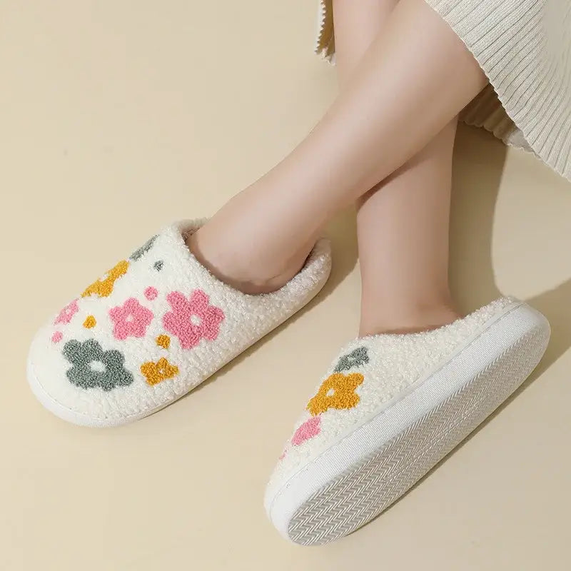 chausson fleur