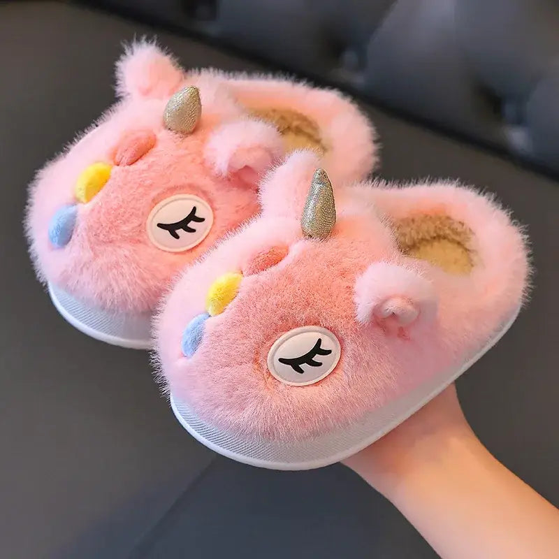 chausson licorne enfant - Rose / 24-25