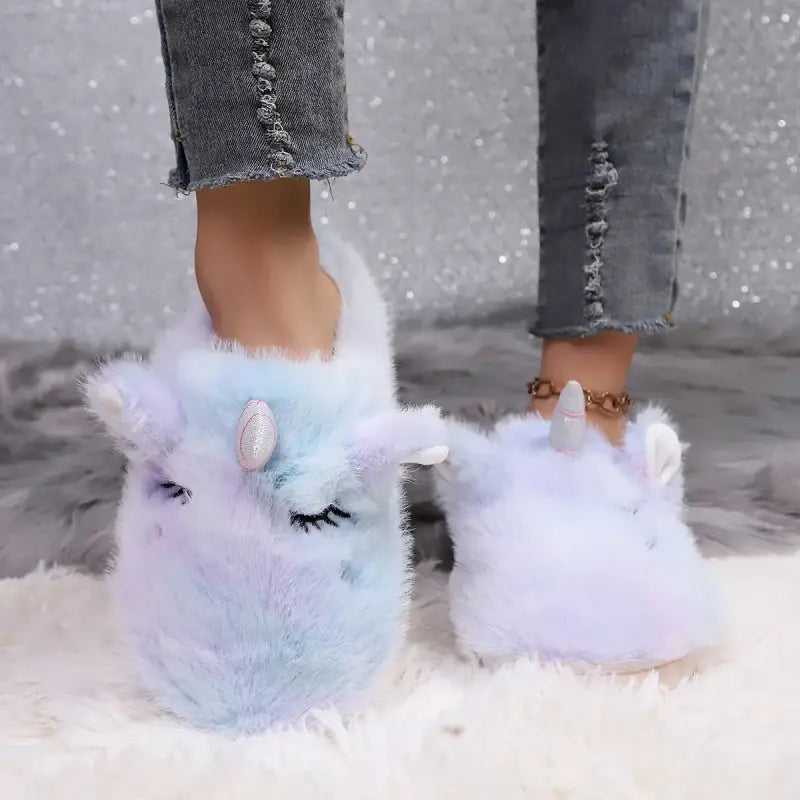 chausson en licorne - Bleu / 36