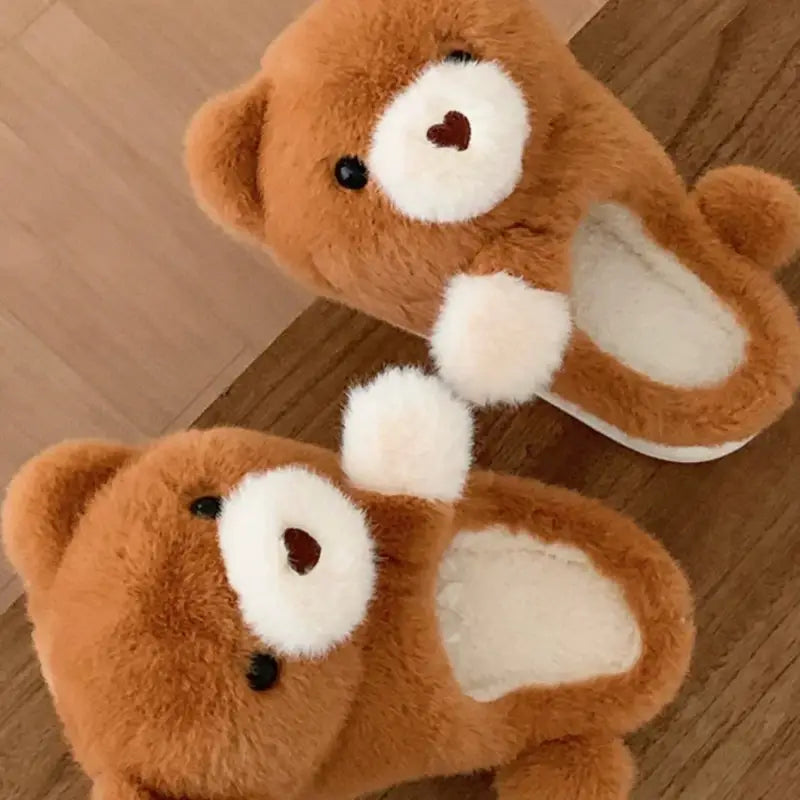 chausson ours femme
