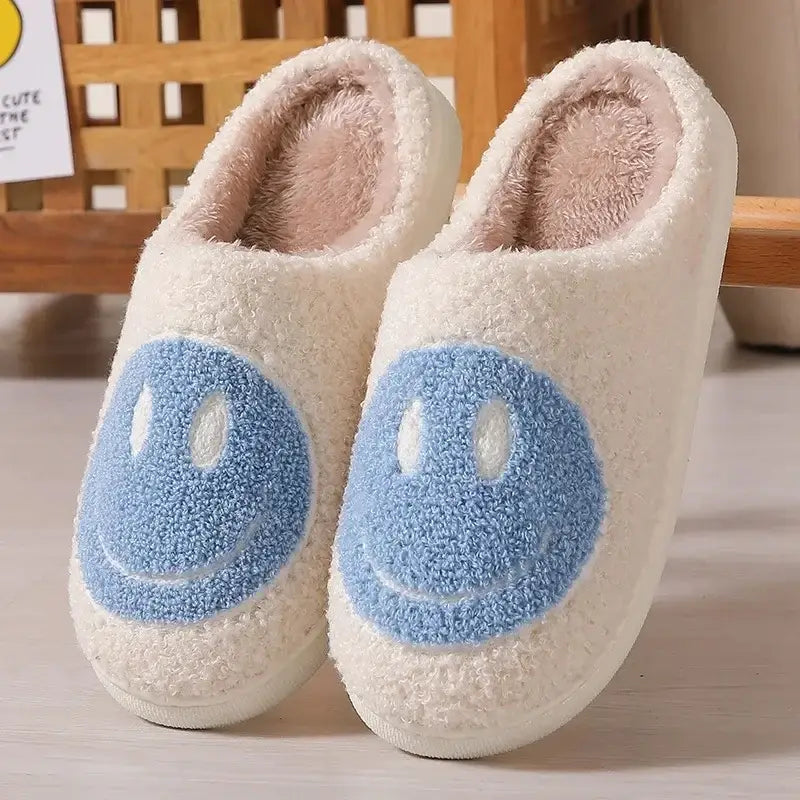 chausson smiley - Bleu / 36-37
