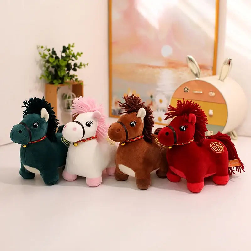 cheval jouet peluche