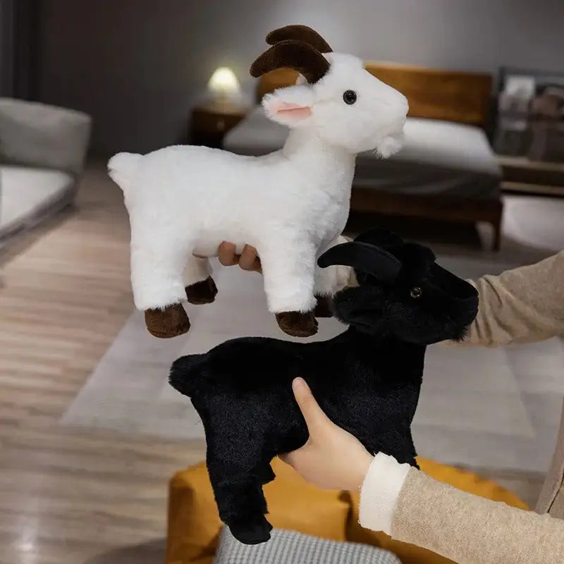 chèvre en peluche