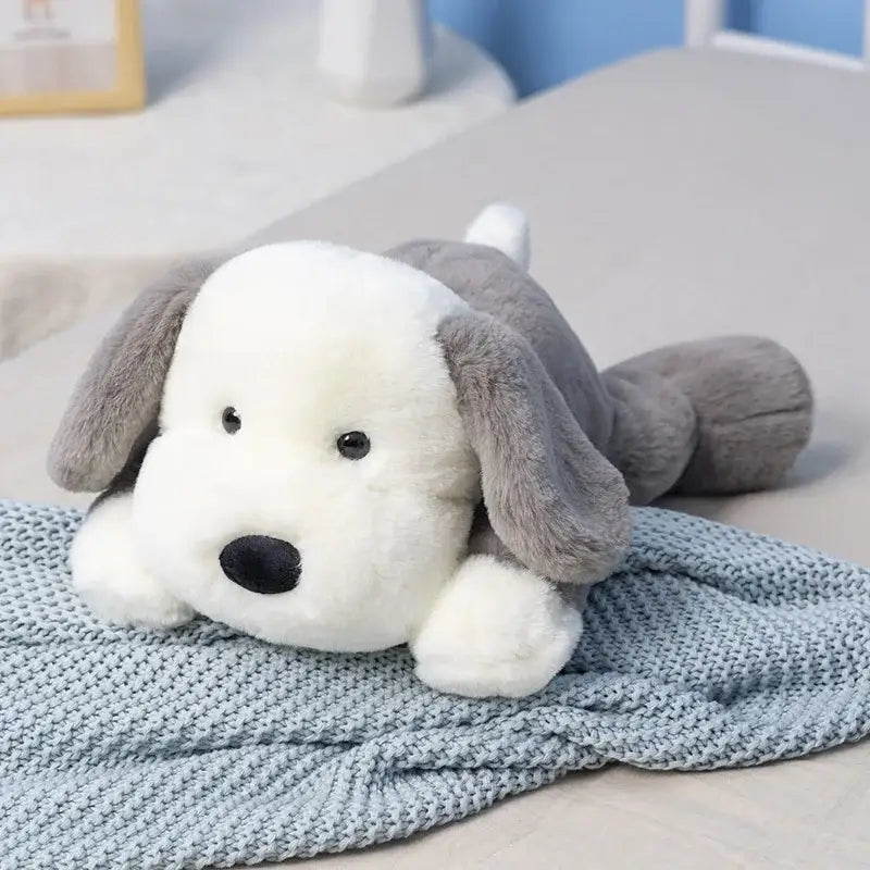 chien en peluche - Gris / 25cm