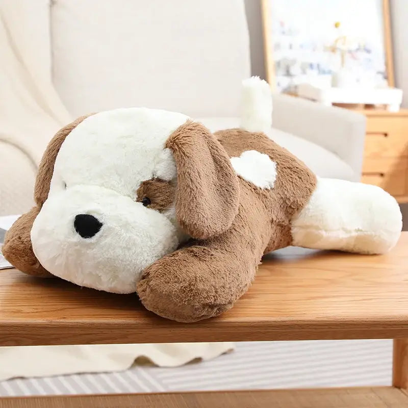 chien peluche geant - Brun Foncé / 75cm