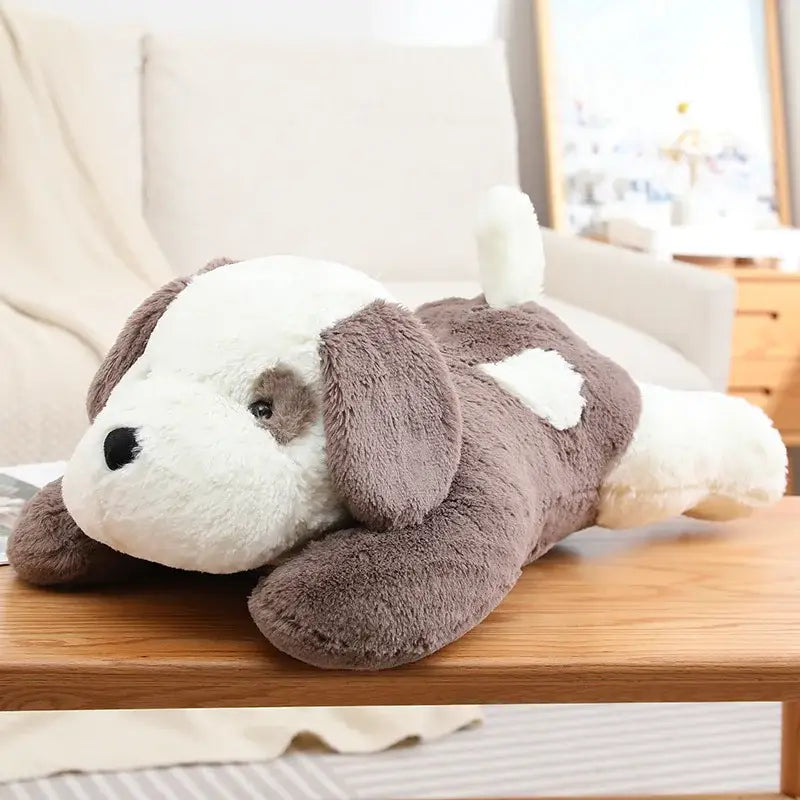 chien peluche geant - Gris / 75cm