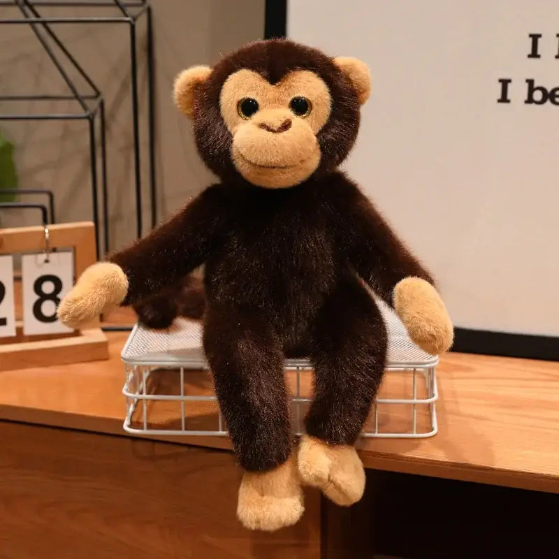 chimpanzé peluche - 35cm-1