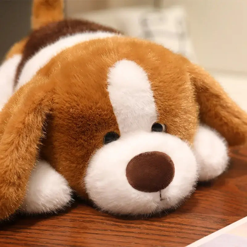chiot en peluche