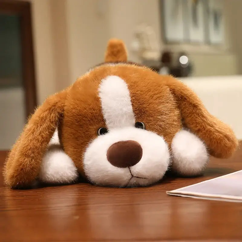 chiot en peluche