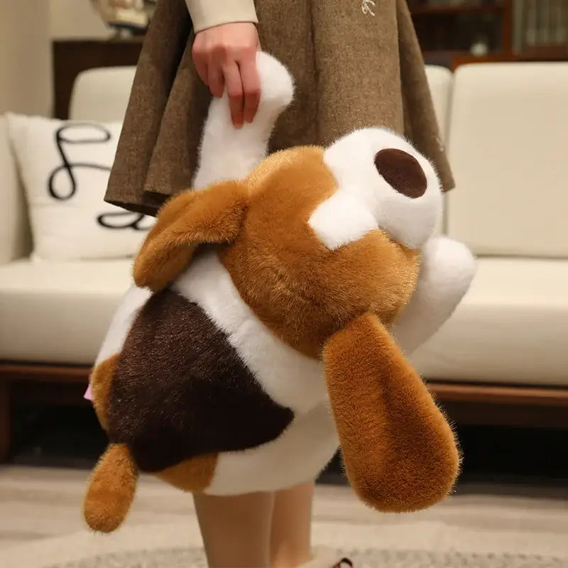 chiot en peluche
