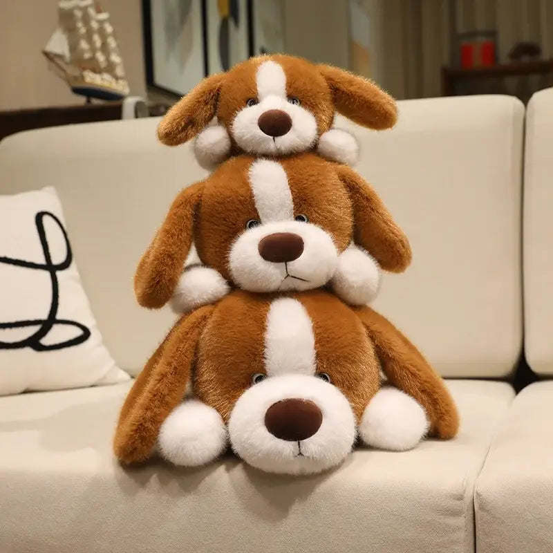 chiot en peluche