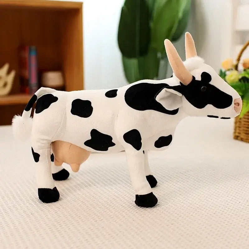vrai vache peluche