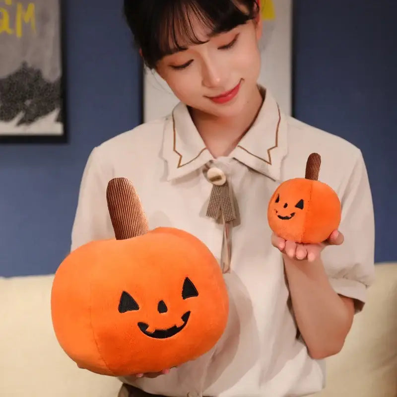 peluche citrouille