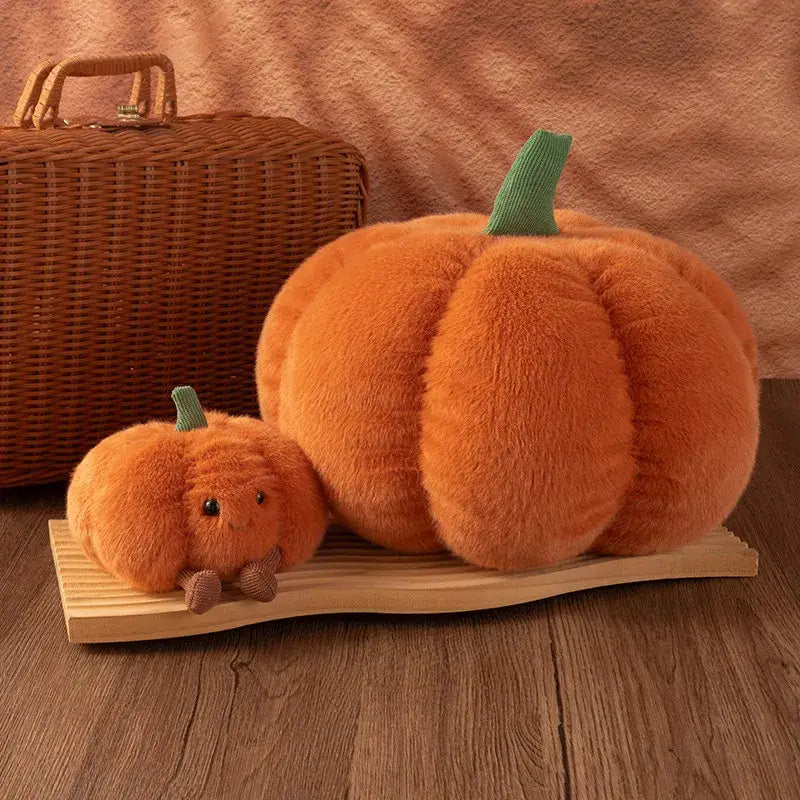 citrouille en peluche