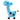 Claudia la Girafe Kawaii - Bleu - Girafe Kawaii