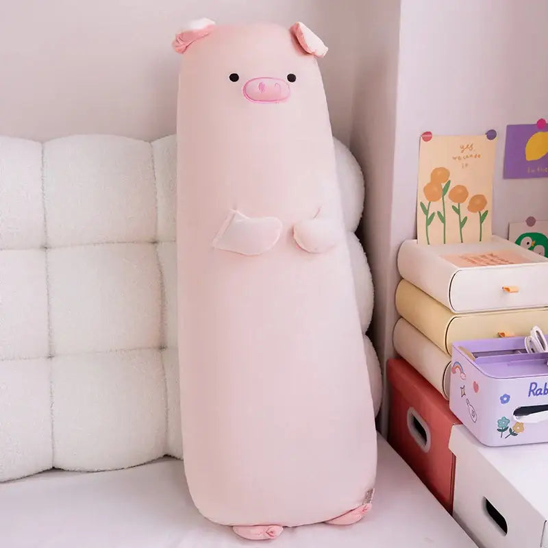 cochon geant peluche - Rose Clair / 70cm