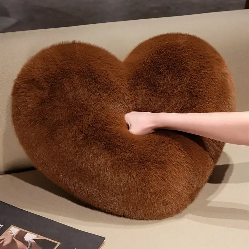 coeur en peluche