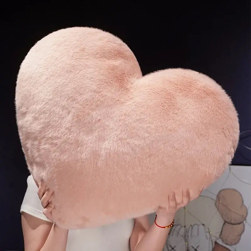 coeur en peluche