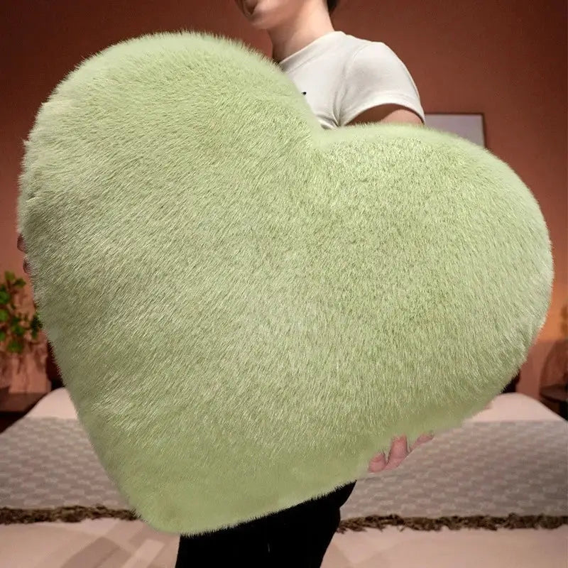coeur en peluche