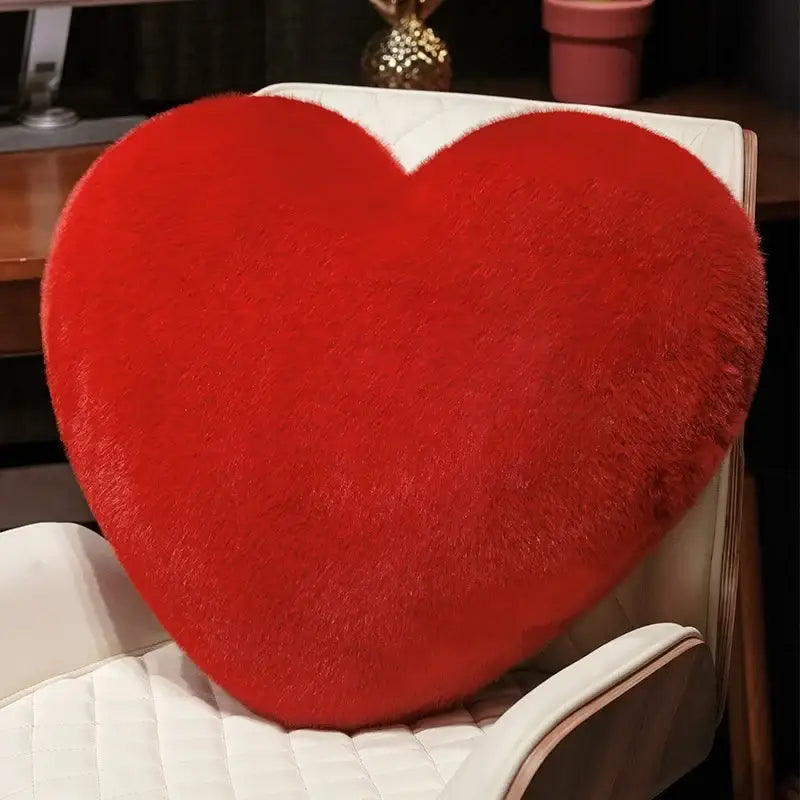 coeur en peluche