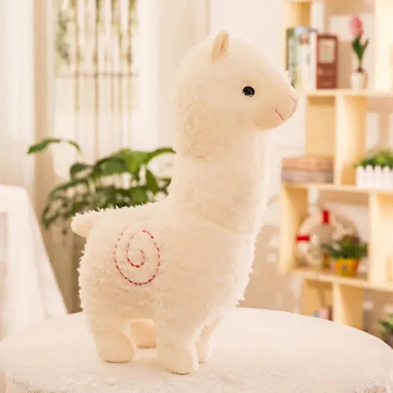 peluche lama alpaga - Blanc
