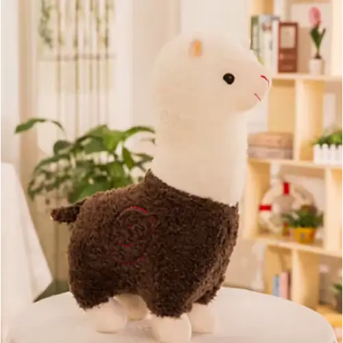 peluche lama alpaga - Brun