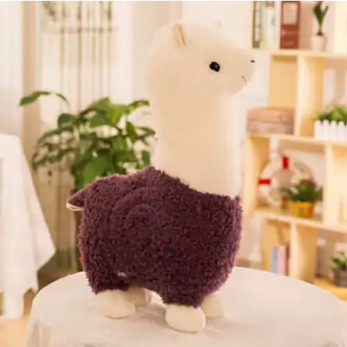 peluche lama alpaga - Violet
