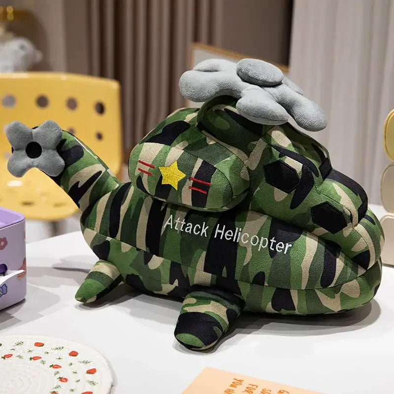 peluche helicoptere - Vert Foncé / 30cm