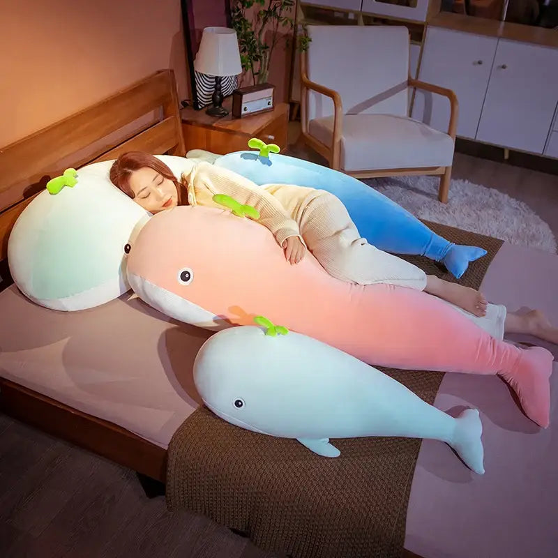 baleine geante peluche