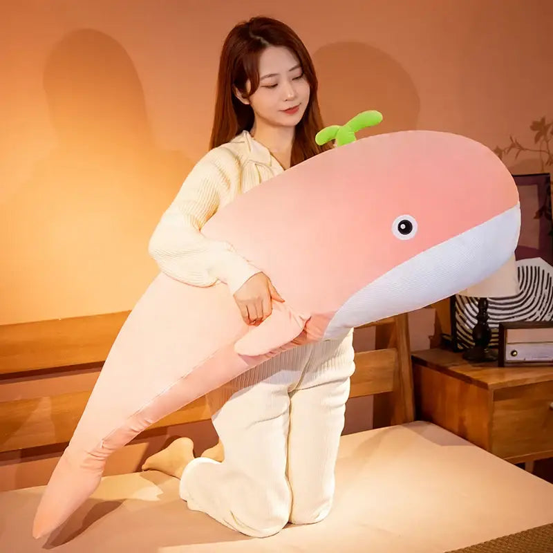 baleine geante peluche