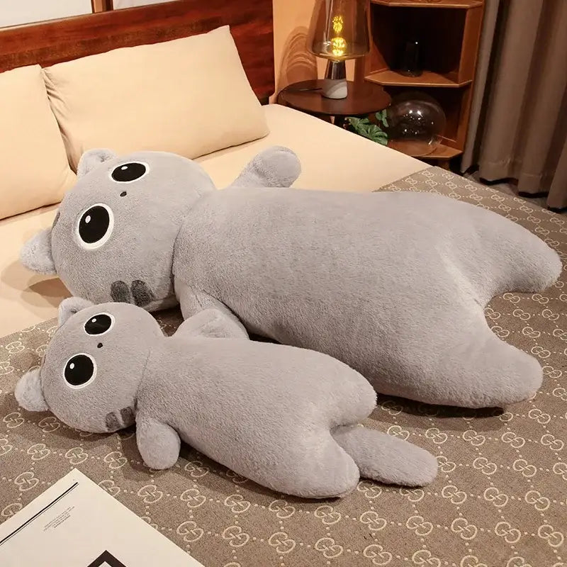 coussin peluche chat